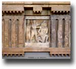 Selinunte - Tempio C - Fregio con metopa di "Perseo e la Medusa" Museo Salinas Palermo