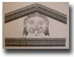 Selinunte - Ricostruzione grafica del frontone orientale del Tempio C -